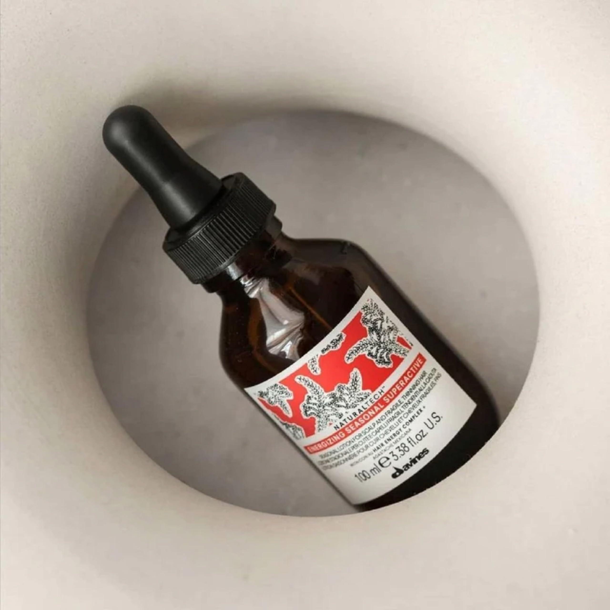 Davines Davines Naturaltech ENERGIZING Seasonal Superactive Treatment, Reduce Hair Loss, Improve Hair Density And Body, 3.38 Fl. Oz.