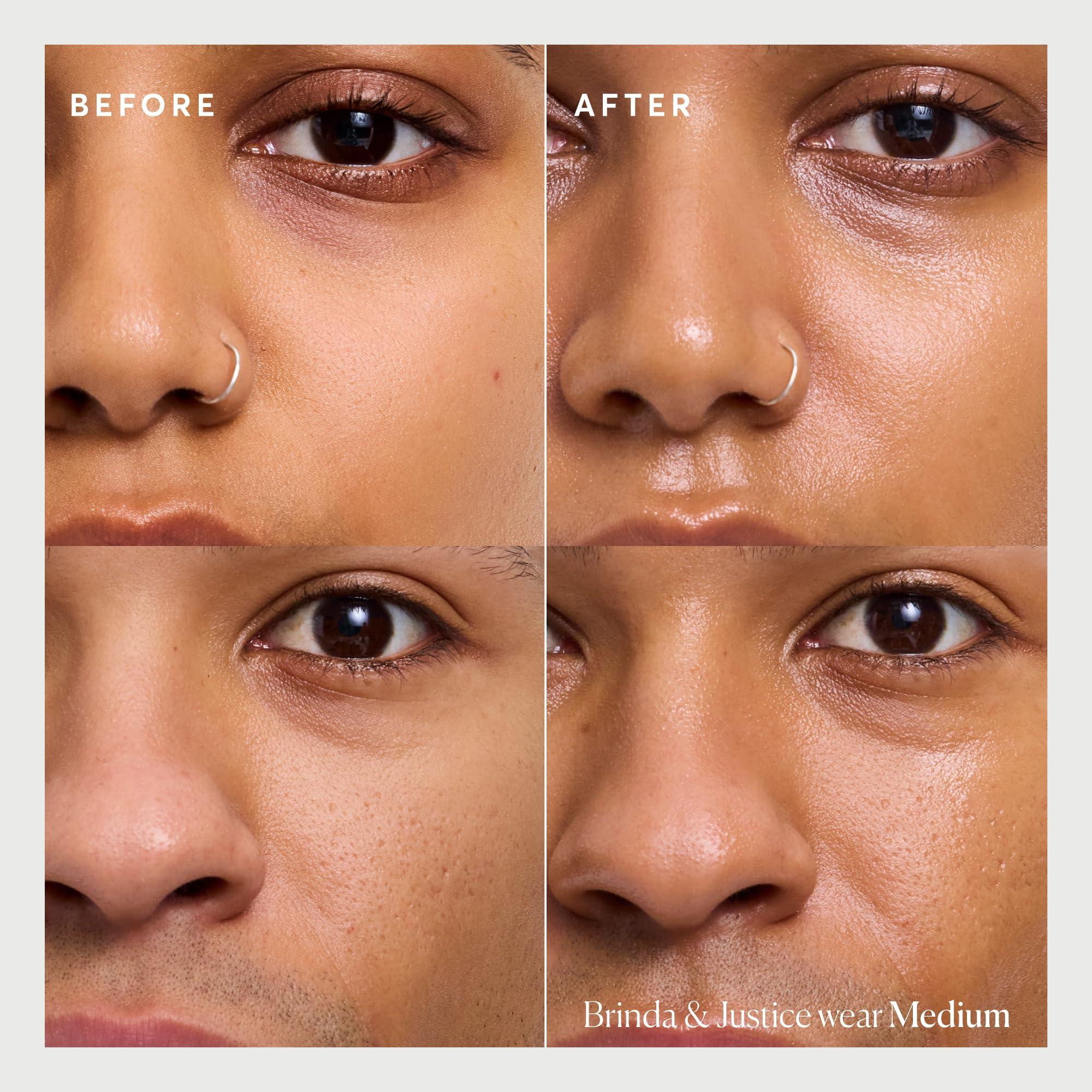 Naturium Naturium Dew-Glow Tinted Moisturizer SPF 50+ Medium, Daily Moisturizing Sunscreen & Face Primer with Tint, Skin Protector with Dewy Finish, 1.7 oz