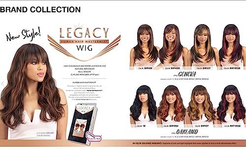 Shake-N-Go Milky Way Human Hair Blend Wig Legacy Geneva (1B)