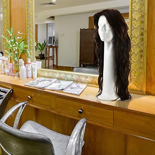 Adolfo Designs 22'' Inch Styrofoam Wig Head Mannequins Manikin Stand, Style, Model & Display Women's Wigs, Hats & Hairpieces - Extra Large, by Adolfo Designs
