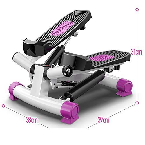 RsFiL Fitness Stair Stepper Health Fitness Twist Stepper with Resistance Bands with Powerful Hydraulic Mute Stepper for Home Workout and Exercise