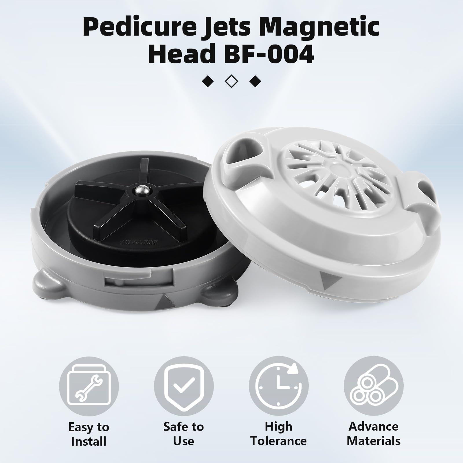 Yobfo Yobfo BF-004 Pipeless Magnetic Jet Head Motor,Universal Fit for LURACO Jet Motor Pedicure spa Tubs Chair Part Magnetic Head,Pack of 3