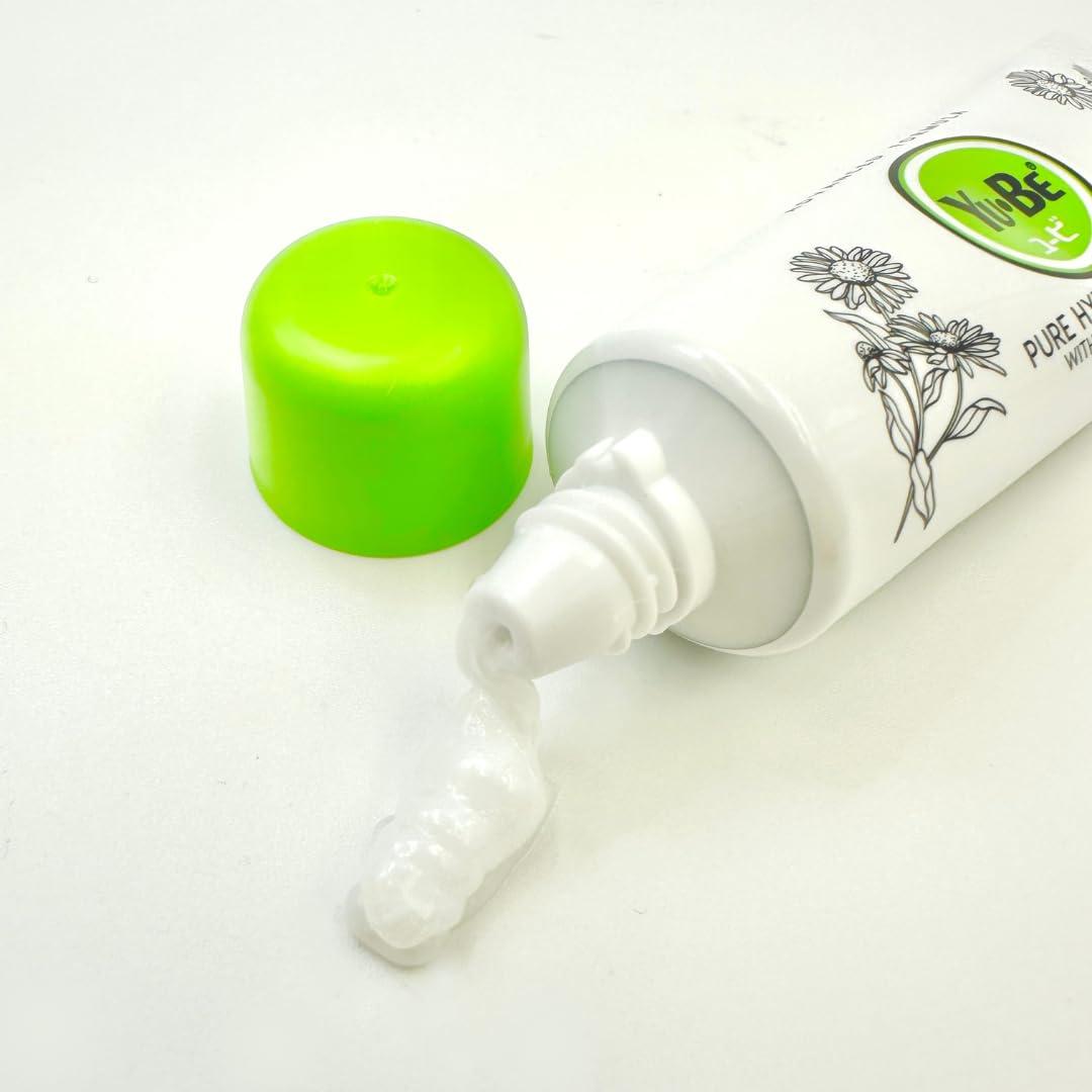 Yu-Be Yu-Be Advanced Formula Pure Hydration Cream - Daily Oil & Fragrance Free Moisturizer to Hydrate & Soothe Sensitive Skin | Moisturizing Lotion Safe for All Skin Types & for Face, Body, & Hands