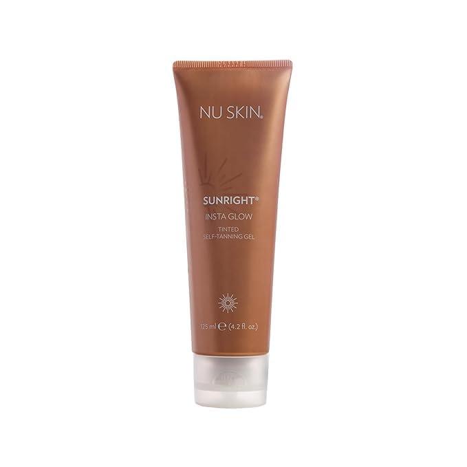 Nu Skin Generic Original N.skin Sunright Insta Glow Tinted Self-Tanning Gel, 4.2 oz, Light Beige