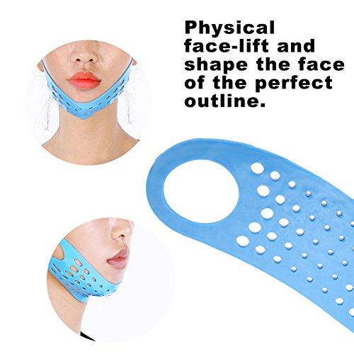 Sonew Face Sleeping Lifting Hammock Lips Trainer Smile Corrector Silicone Face Lifting Chin Belt Exercise Mouth Muscle Tightener Tightening Anti Wrinkle Tool