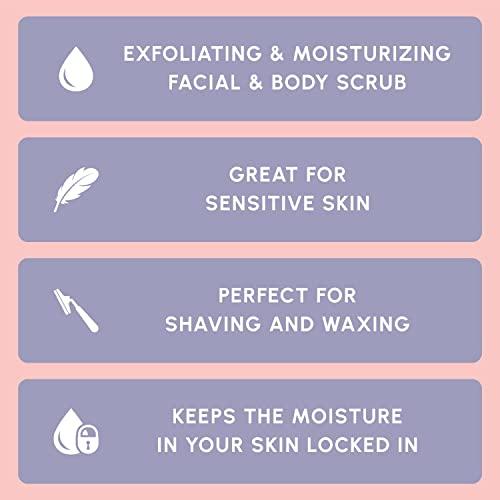 Brooklyn Botany Brooklyn Botany Brown Sugar Body Scrub - Moisturizing and Exfoliating Body, Face, Hand, Foot Scrub - Fights Acne, Fine Lines & Wrinkles, Great Gifts For Women & Men - 10 oz