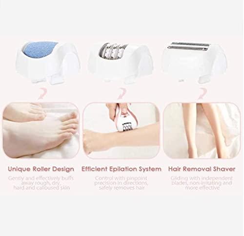aiqiua aiqiua Hair Epilator Removal for Women- Cordless Women s Epilator for Legs and Arms, Rechargeable Hair Remover- USB RechargeableThe Safety has a Beautiful, Low Noise Design