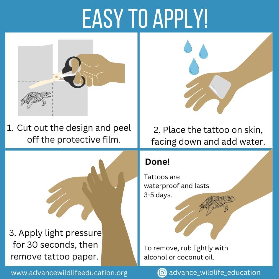 Advance Wildlife Education Hawai`i Temporary Tattoos (Large)