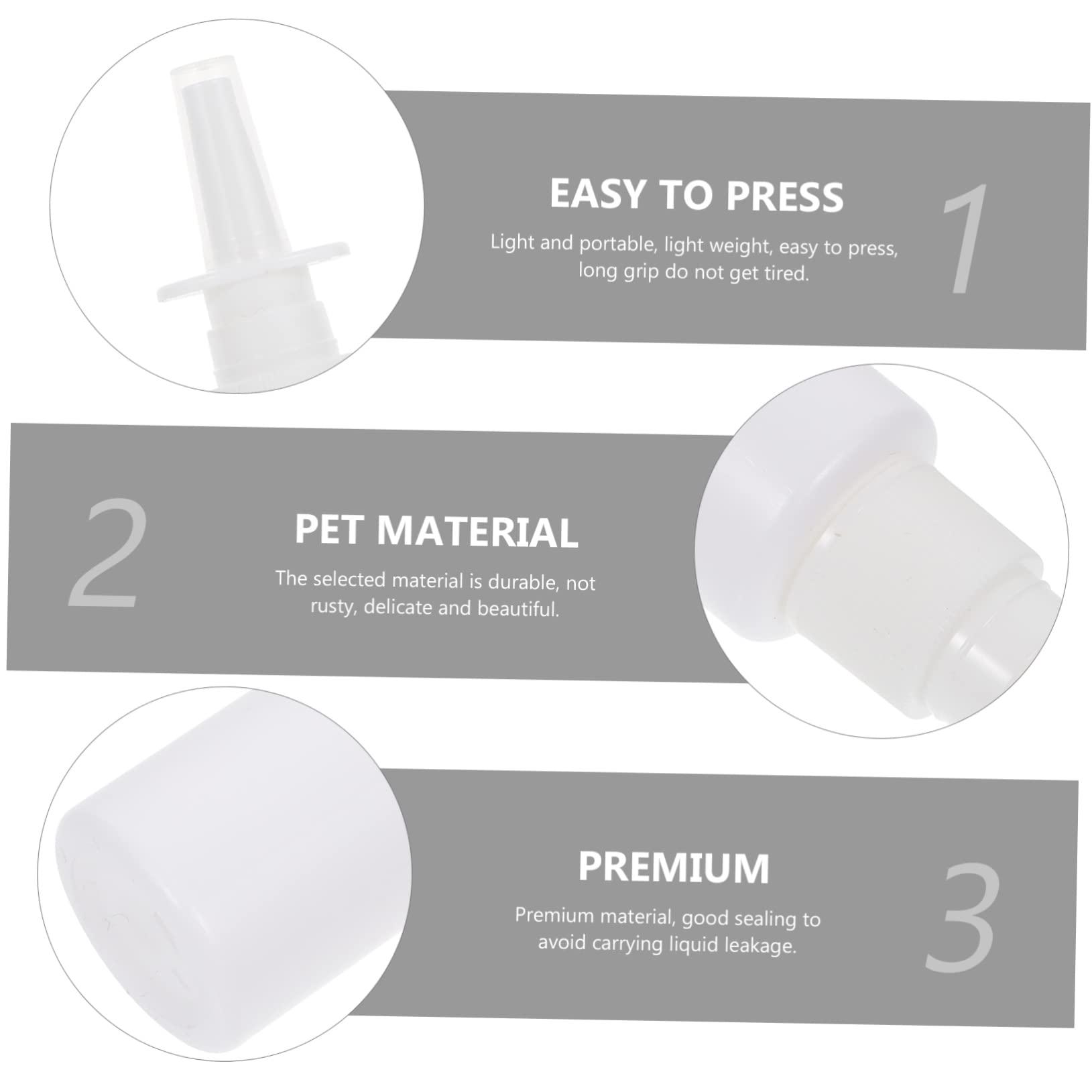 Ipetboom Ipetboom 4sets Round Shoulder Bottles Sprayers Compact Direct Bottles for Water Cosmetics Perfume 2 Colors 5pcs*4
