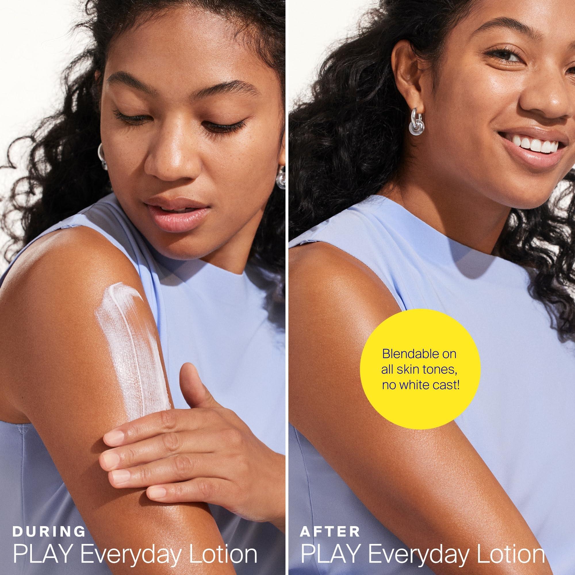 Supergoop! Supergoop! PLAY Everyday Lotion SPF 50 - Broad Spectrum Body & Face Sunscreen for Sensitive Skin - Great for Active Days - Fast Absorbing, Water & Sweat Resistant - 2.4 fl oz - 2 Pack