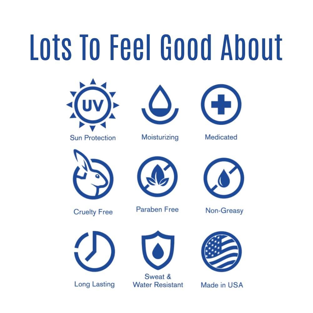 DERMATONE Dermatone Skin Protector w/Zinc | Skin Balm for Face & Lips | Barrier Cream for Sun, Wind & Cold | SPF 30 Zinc Sunscreen | Moisturize, Heal & Repair Dry Skin, 0.5 oz