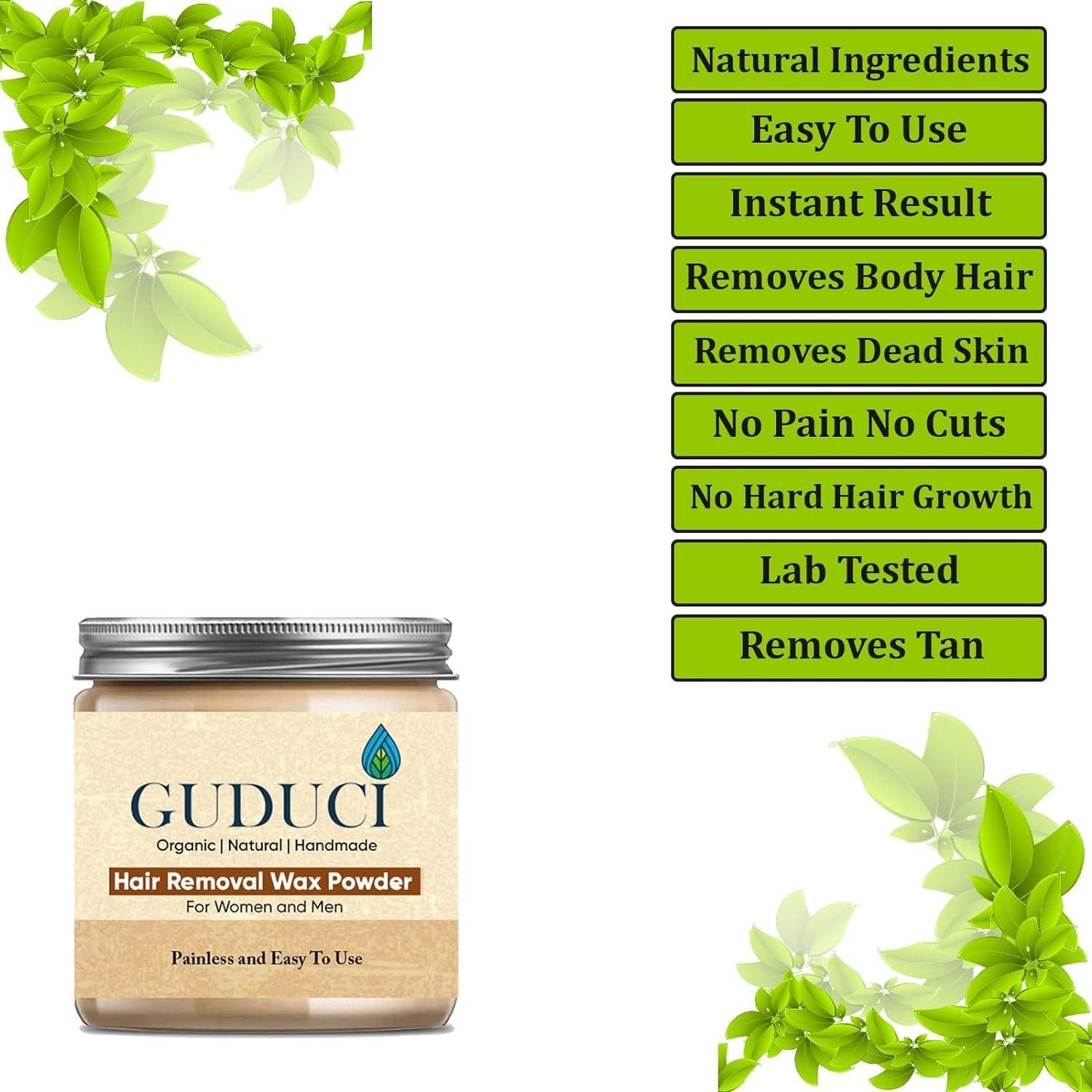 Generic Wax Powder for Hair Removal | Hair Removal Wax Powder for Women Men Whole Body | Instant Painless No Smell No Side Effects Facial Hair Remover Powder