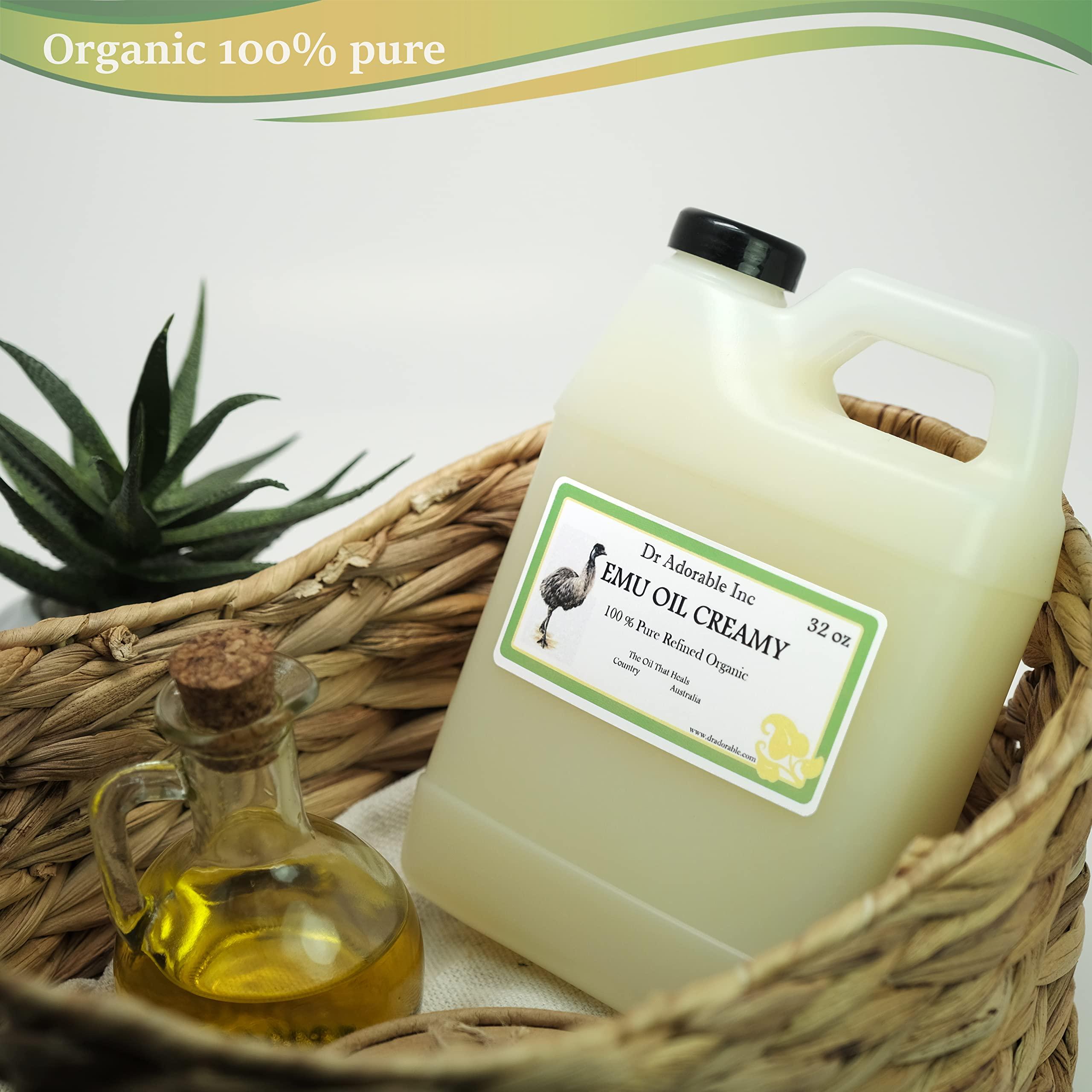 Dr Adorable Dr Adorable - 32 oz - Creamy Emu Oil - 100% Pure Natural Organic