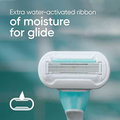 Gillette Venus Gillette Venus Extra Smooth Sensitive Disposable Razors for Women with Sensitive Skin, 2 Count