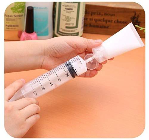 ericotry 20PCS Clear Empty Refillable Plastic Soft Tubes Cosmetic Sample Bottles Jars Makeup Travel Containers For Lip Balms Lip Gloss Shampoo Shower Gel Body Lotion (30ml)