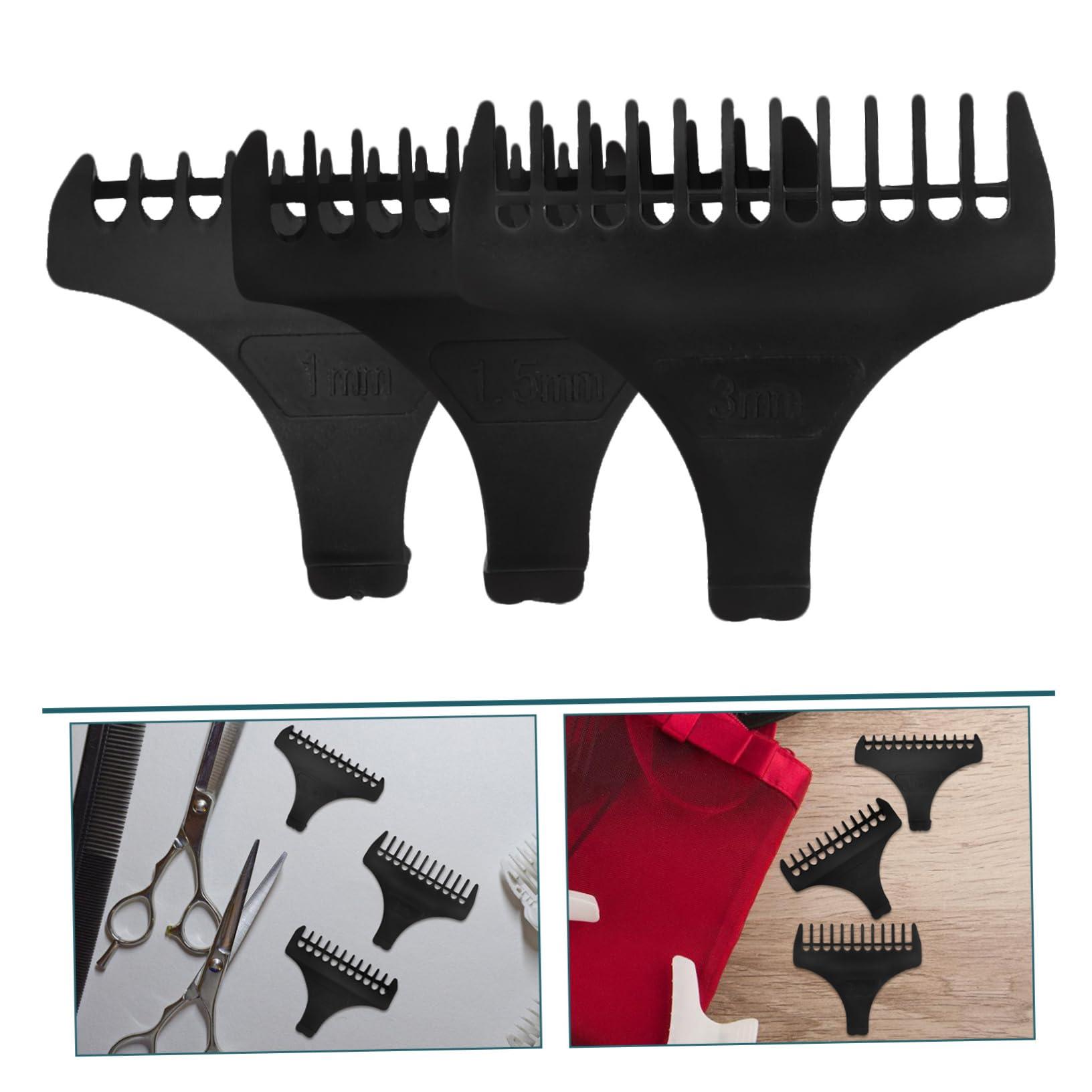 minkissy minkissy Convenient Hair Clipper Guards 1 Set 1.5mm 3mm 1mm Plastic for Accurate Trimming