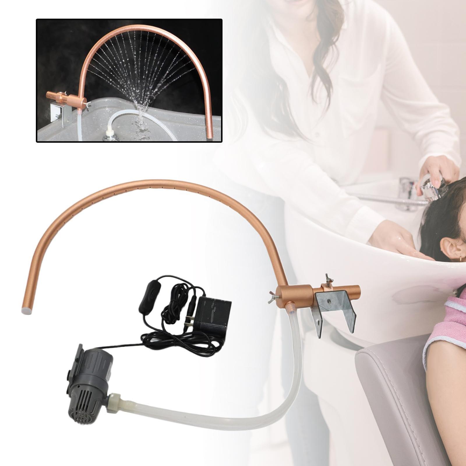 Kokiya Kokiya Salon Water Circulation Rack Shampoo Bed Accessories Waterfall Water Outlet Pipe Shampoo Bowl Bed Parts for Circular Basin