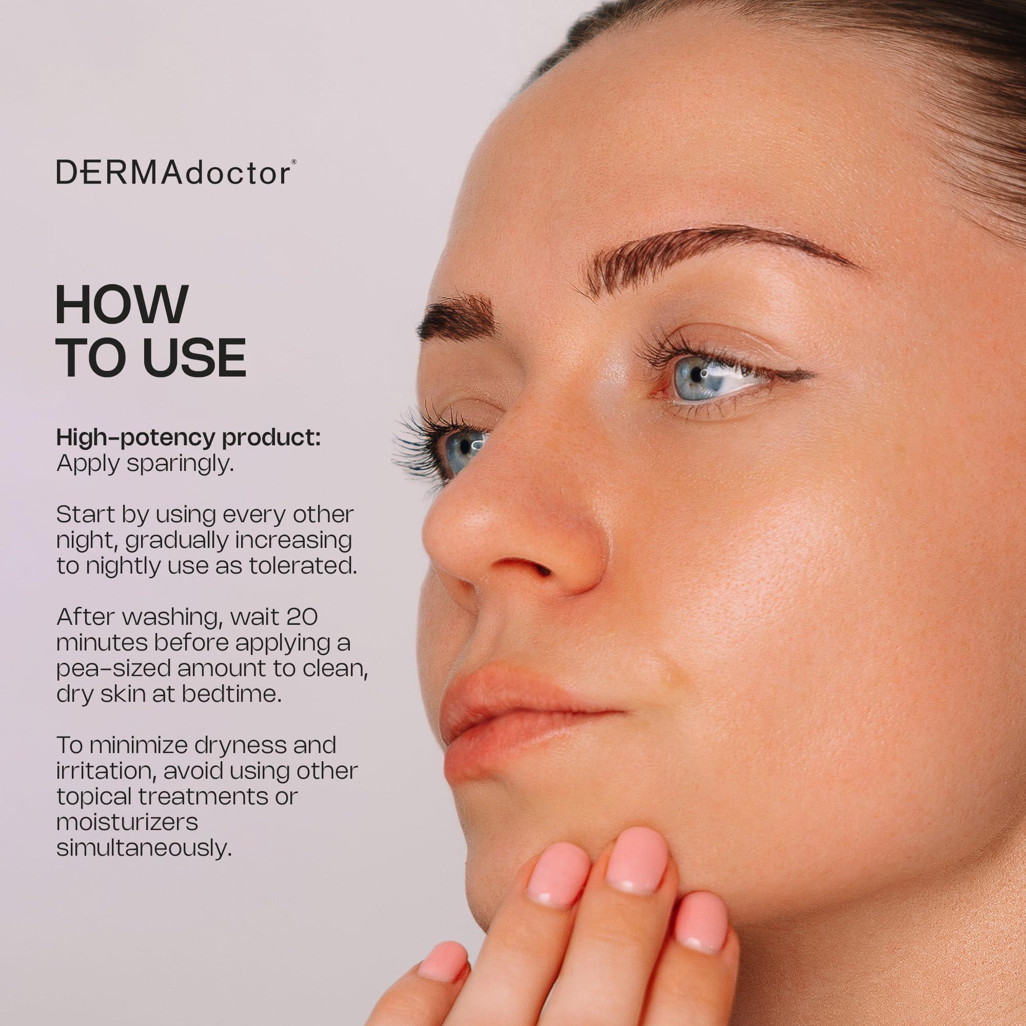 DERMAdoctor DERMAdoctor Kakadu C Dermatologist Formulated 1% Retinol Cream + Vitamin C, E Ferulic Complex, Anti Aging Face Cream to Brighten, Smooth and Firm. Hyperpigmentation Treatment for Face - 1.01 fl oz