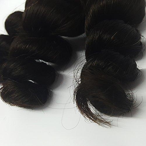 Hannah Queen Hannah Queen product Wholesale Human Hair Bulk In Factory Price 3 Bundle 300g Brazilian Loose Wave Bulk Hair For Braiding Human Hair No Weft(18 18 18inch Natural Black 1B)