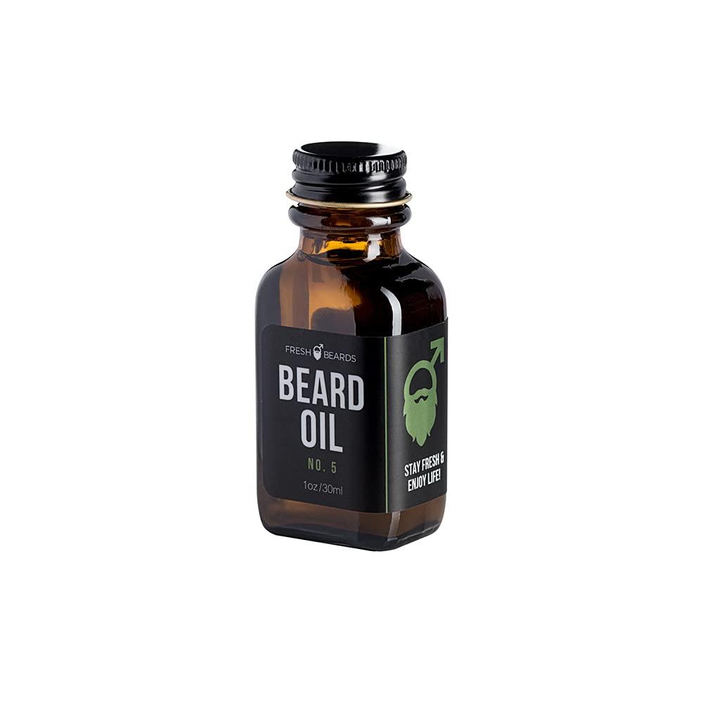 Fresh Beards Fresh Beards Tea Tree & Lemon Beard Oil - Softens, Reduces Itch & Dandruff - 1 Fl Oz