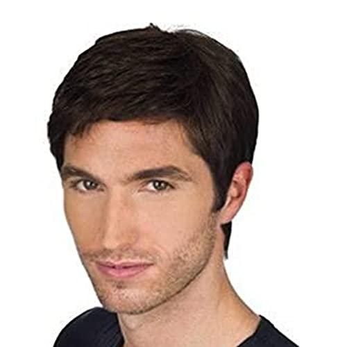 FCHW-wig FCHW Wig Men Wigs Short Hair Wigs For Men Short Hair Men Wig Male Wigs Boy's Wig Male Wigs Synthetic Hair Men's Wig Short Synthetic Hair Wigs For Men Short 2 inch Male Wig 18JF001061