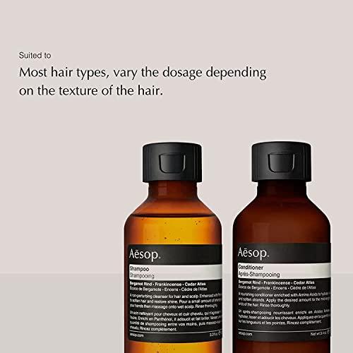 Aesop Aesop Shampoo & Conditioner | 100mL/3.38 oz | Paraben-Free, Cruelty-Free & Vegan Hair Shampoo & Conditioner