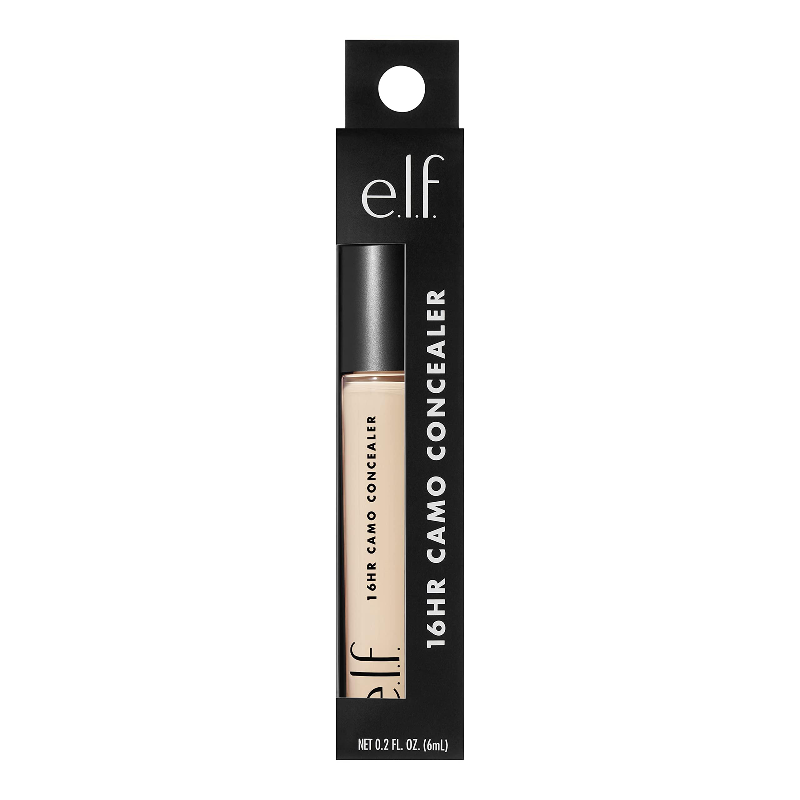 e.l.f. e.l.f. 16HR Camo Concealer, Full Coverage & Highly Pigmented, Matte Finish, Medium Neutral, 0.203 Fl Oz (6mL)