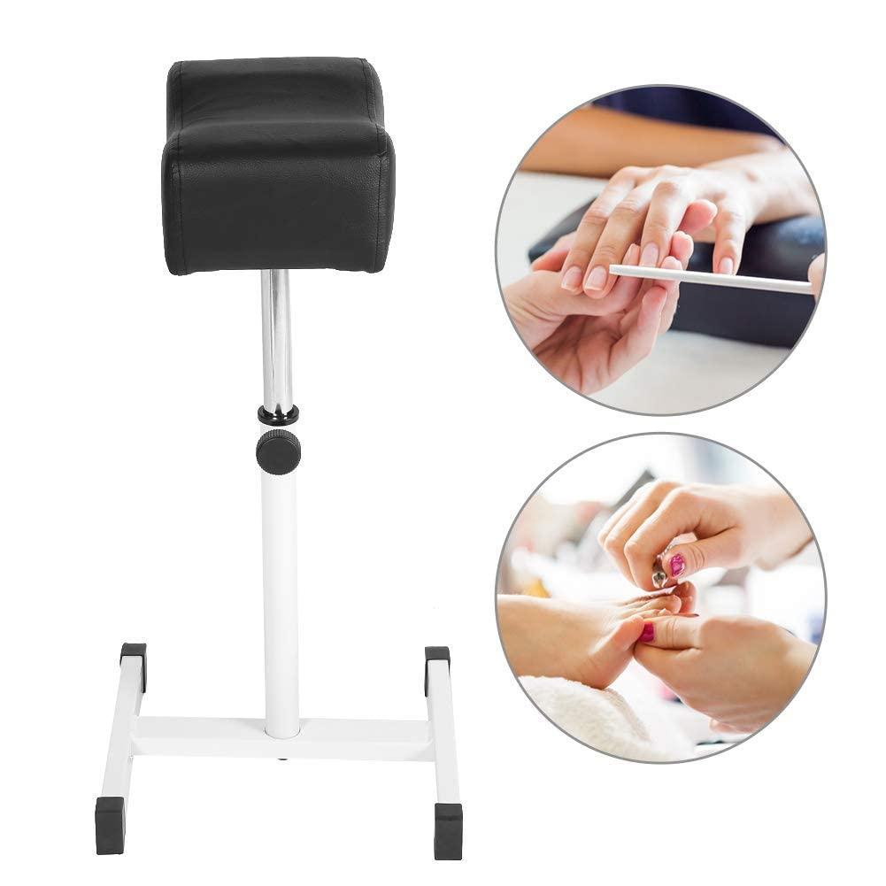 GOTOTOP GOTOTOP Pedicure Manicure Footrest Stool Portable Black Adjustable All Purpose Leg Rest Stand Tattoo Studio Equipment Salon