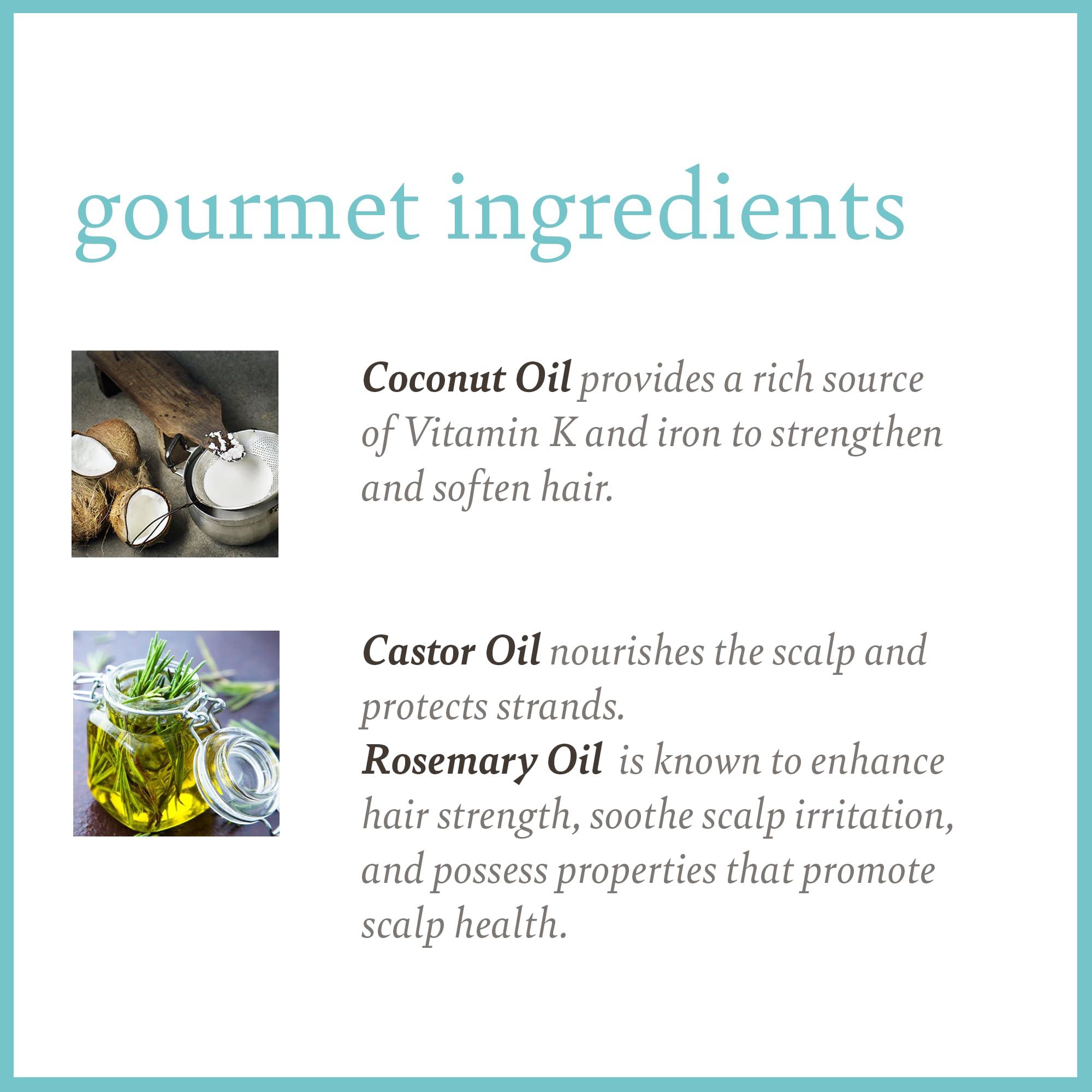 Camille Rose Camille Rose Coconut Water Curl Cleanse, Sulfate Free Hydrating Shampoo, with Coconut, Castor, and Rosemary Oils, for Soft Bouncy Curls, 12 oz