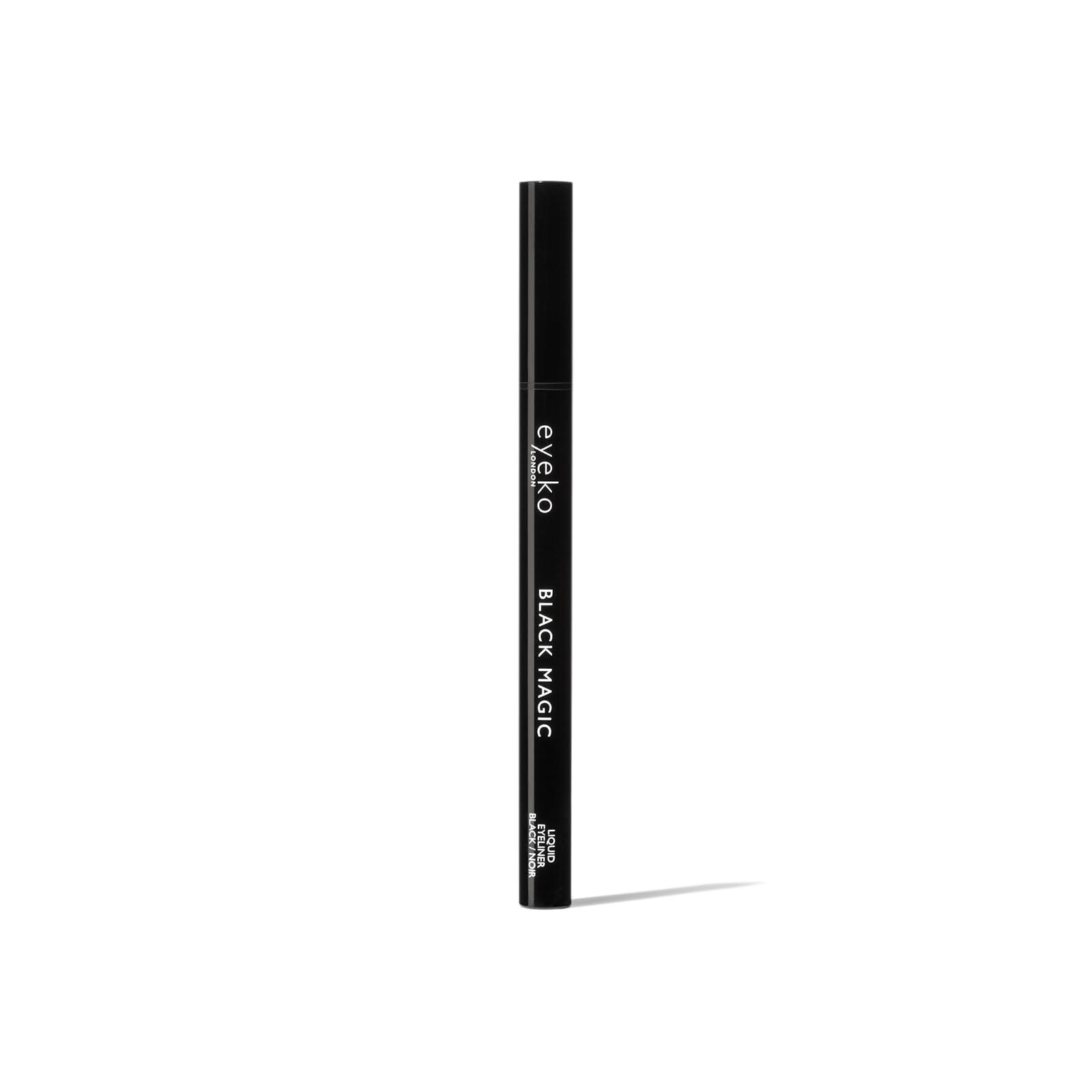 Eyeko Eyeko Black Magic Liquid Eyeliner, Carbon Black - Intense - Precision Felt Tip Brush - Vegan 0.7ml
