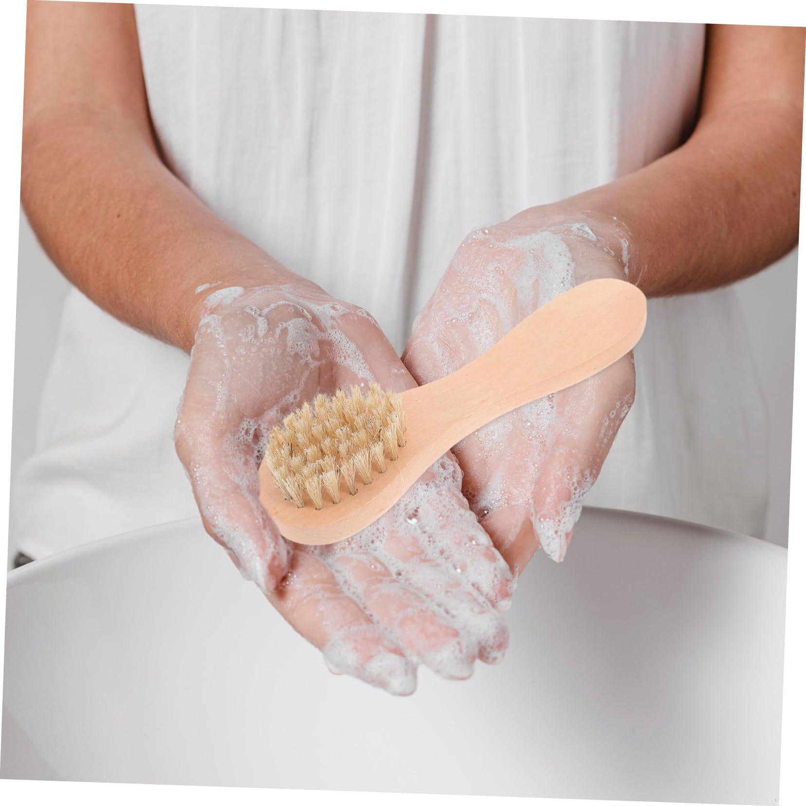 IWOWHERO IWOWHERO 5pcs Face Brush Face Scrubber Facial Tools Skin Care Tools Cleaning Tools Pore Cleaner Female Facial Brush Manual Facial Brush Face Cleansing Tool Handhold Facial Brush Hemu