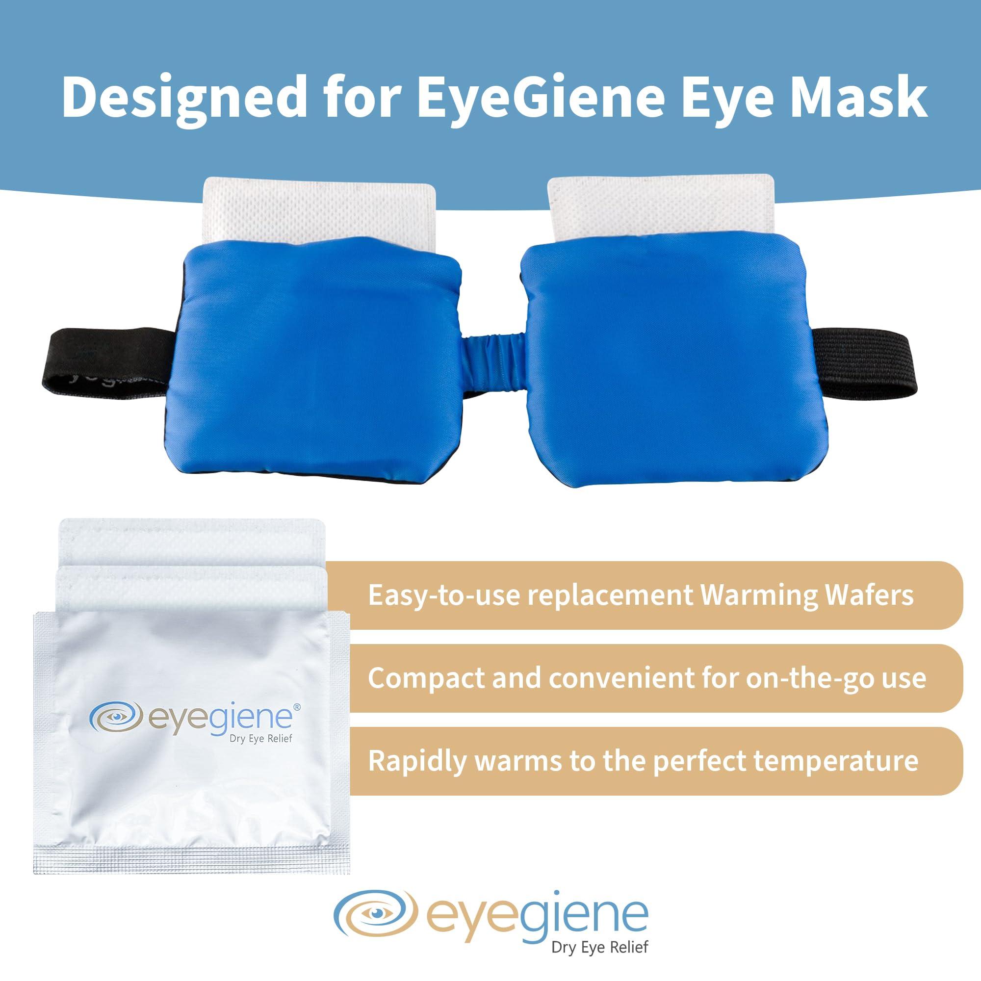 Eyedetec Medical, Inc. EyeGiene Refill - Insta-Warming Wafers for Self Heating Eye Mask Warm Compress for Eyes, Multi-Use Heat Treatment for Dryness, Styes, Blepharitis, Portable Heated Eye Mask for Dry Eyes, 30 Pairs