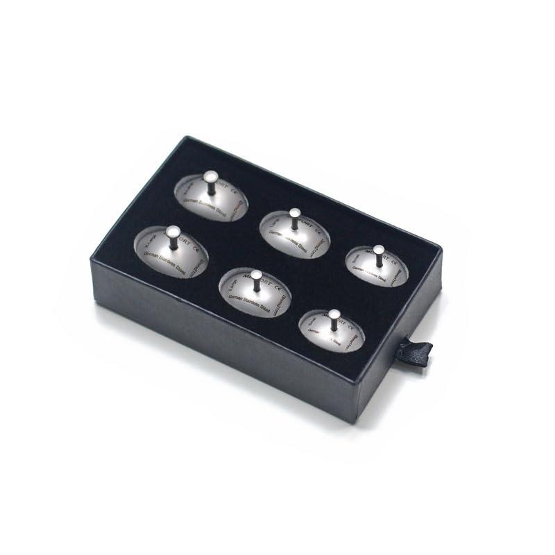 Medfort-Instruments Medfort-Instruments Corneal Eye Shield Protector Stainless Steel, Set of 3 Pairs: Small 26x17mm, Large 29x21mm, X-Large 32x21mm, Silver