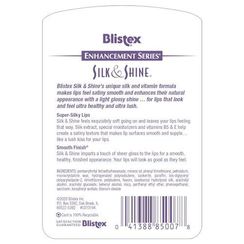 Blistex Blistex Silk & Shine Lip Balm, 0.13 Ounce Tube, Pack of 6 – Vitamin B5 & E, Bulk Lip Balm, Super Smooth Lip Moisturizer, Sheer Gloss for Finished Appearance