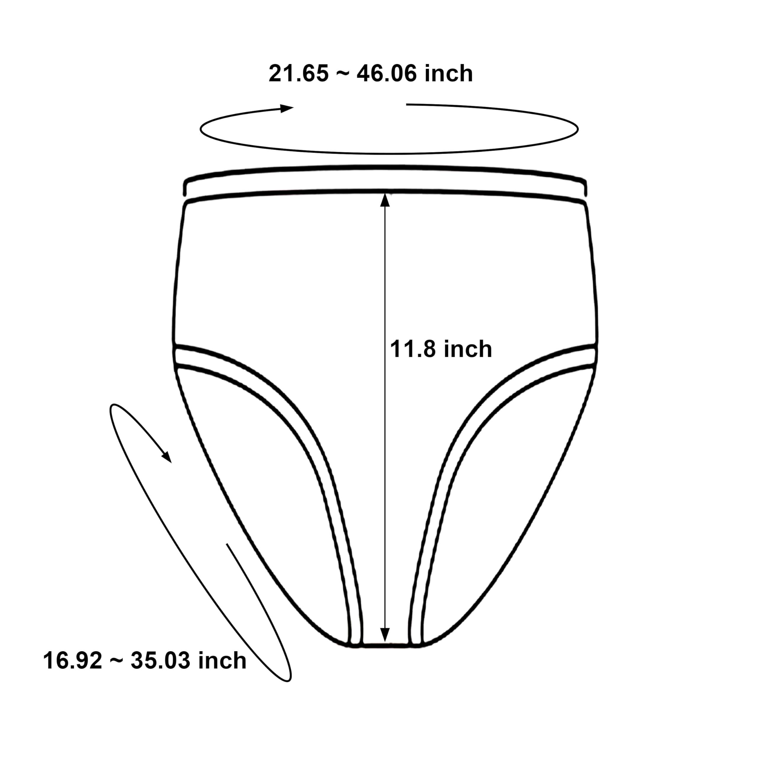 Elitzia Elitzia Disposable Underwear Underpants One Time Use Beauty Salon SPA Hotel Travel Convenient 50 Pcs Per Set ET004 (Navy Blue XL)