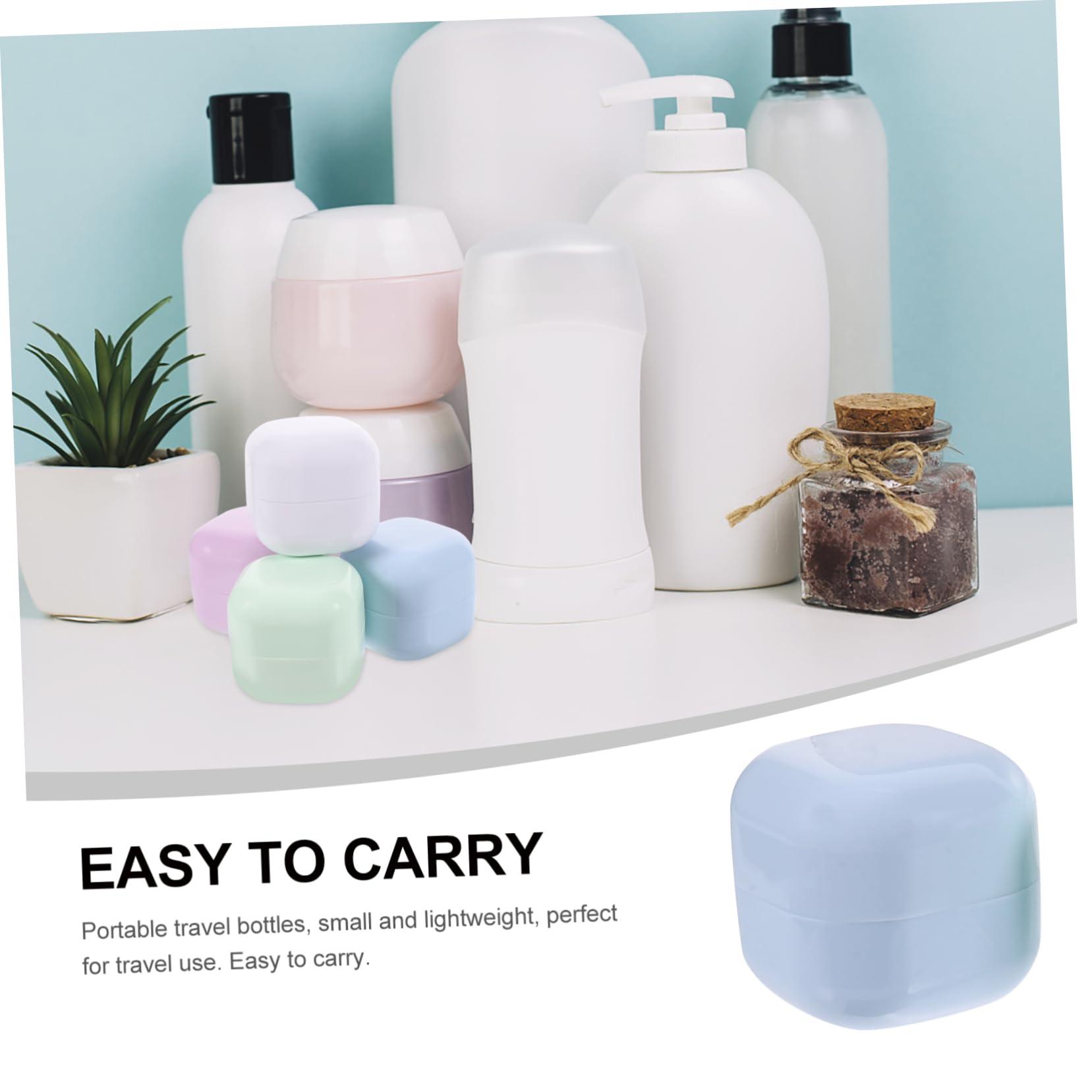 Beatifufu Beatifufu 4pcs Empty Refillable Cream Jars Travel Containers for Eye Cream Sample Holder