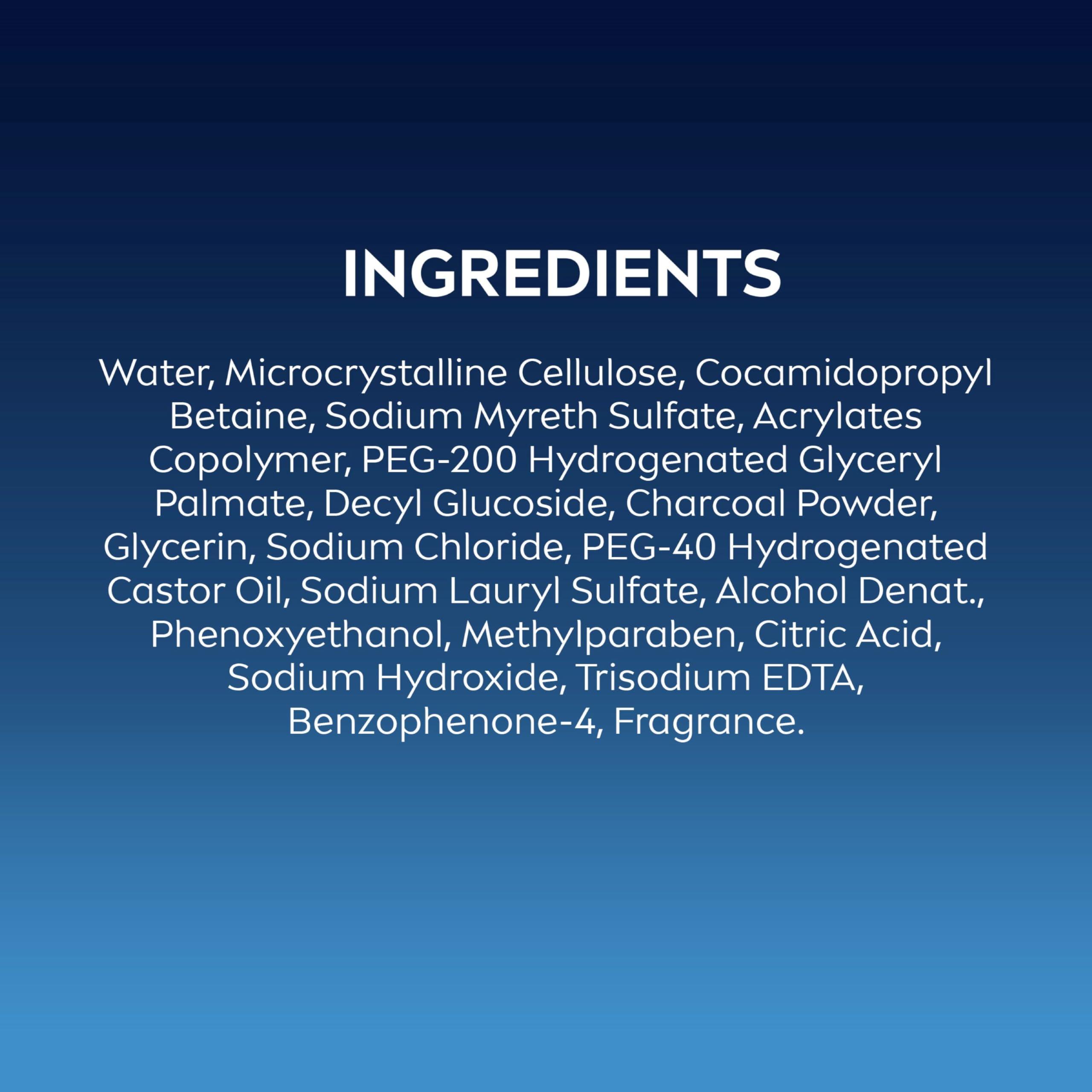 Nivea Men Nivea Men Deep Clean Face Wash and Scrub With Natural Charcoal, Exfoliating Face Wash for Men Removes Excess Oil, Dirt and Impurities, Beard Friendly, 2.5 Fl Oz Tube, Pack of 3