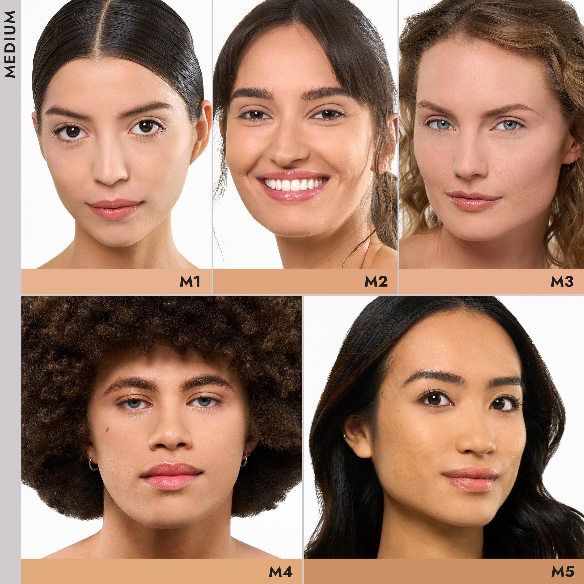 Cover FX COVER FX Pressed Mineral Foundation - Shade M4 - Weightless Powder Foundation - Buildable Light to Full Coverage - Matte Finish - All Skin Types