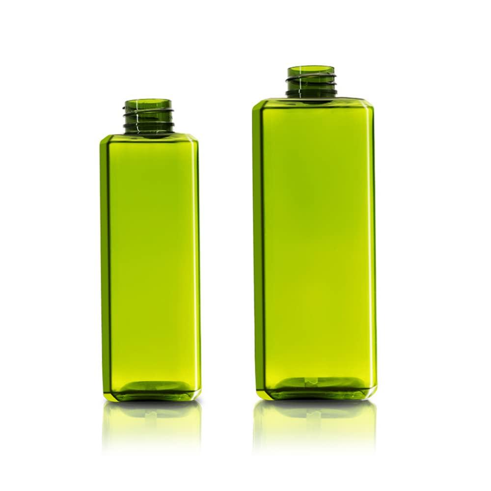 iFealClear Empty Shampoo Bottles with Pumps, Lightweight, 2 Pack Clear Bottles