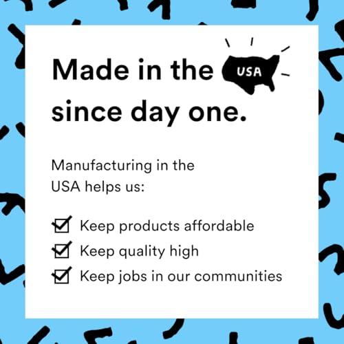 Boie USA Boie USA Face Scrubber - Handheld Facial Tool, Deep Cleansing Exfoliating Facial Brush. Fights Acne with Gentle, Silicone-Like Bristles, Long Lasting, & Hypoallergenic (Blue)