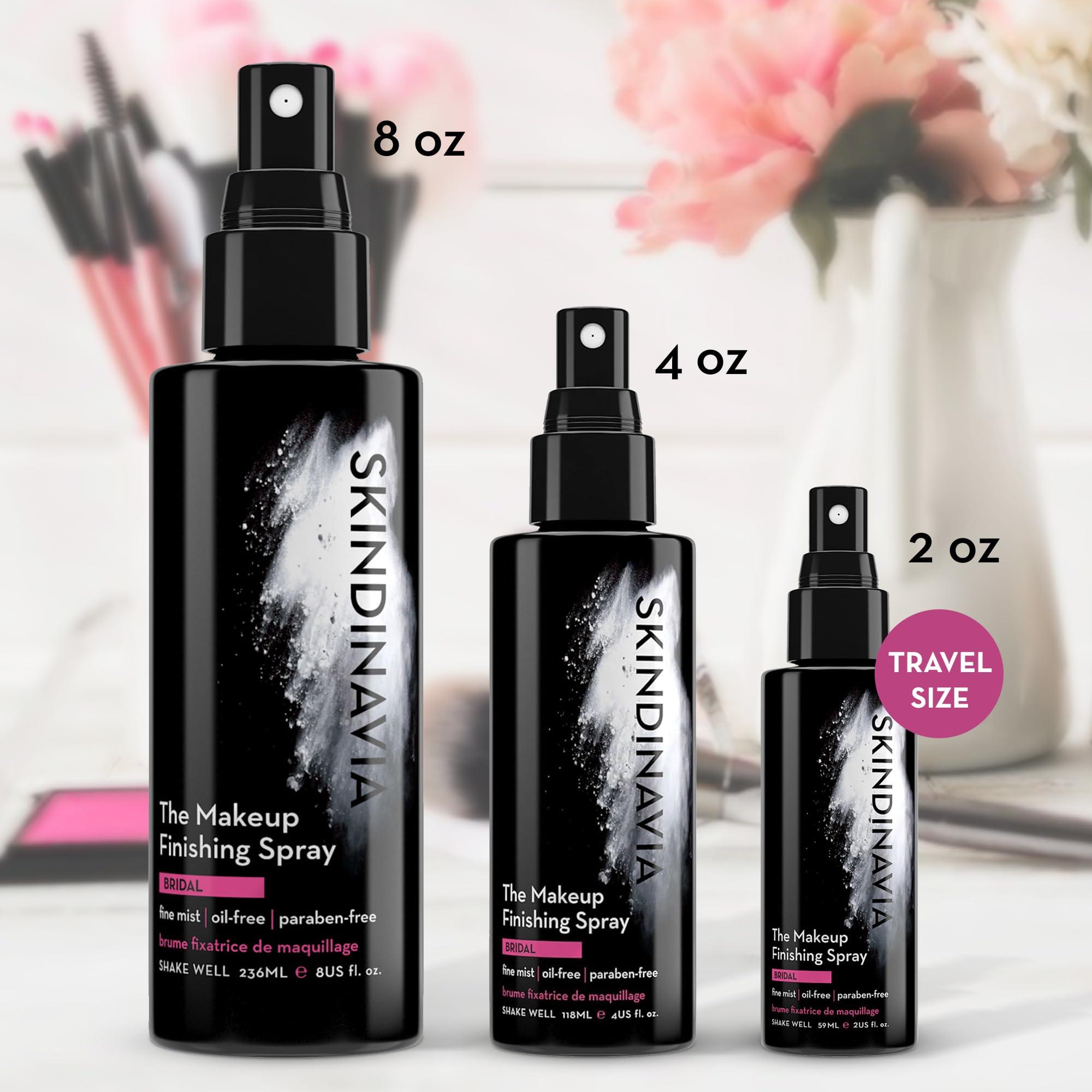 SKINDINAVIA Skindinavia The Makeup Finishing Spray, Bridal Setting Spray, Temperature-Control for All-Day Wear, Long-Lasting Up to 16+ Hours, Heat-Resistant & Waterproof, Wedding Day, Bridal Shower Gift (8 Oz)