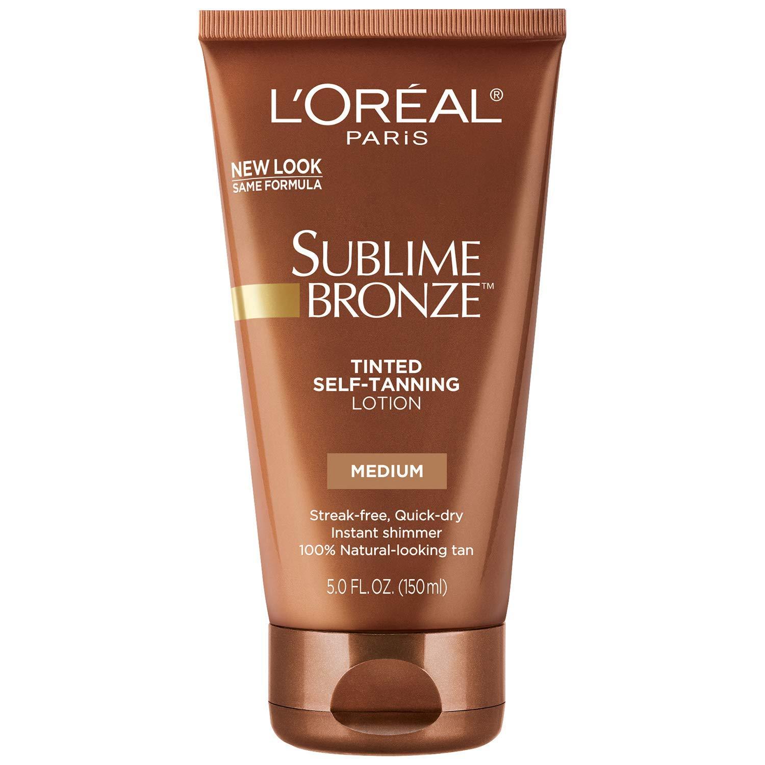 L'Oreal Paris L'Oreal SUBLIME BRONZE Tinted Self-Tanning Lotion Medium Natural Tan 5 oz