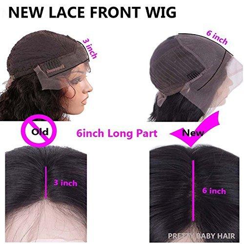 iVogue Hair Coarse Yaki Straight Mongolian Virgin Human Hair Lace Front Wig 13"X6" Long Free Part Lace Wig with Baby Hair (18inch)
