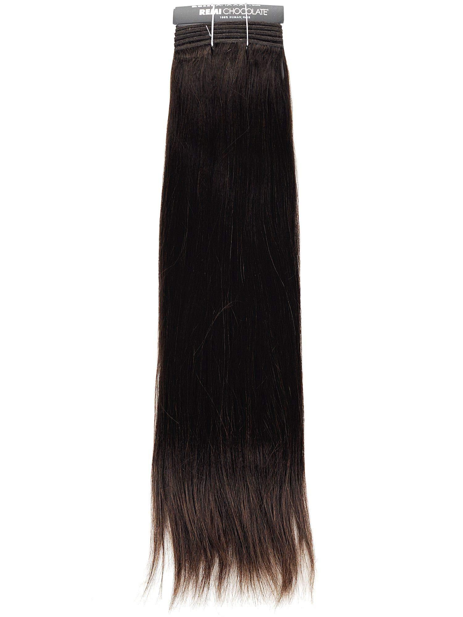 NYFASHION101 EverTress 100% Pure Remi Chocolate Human Hair Wig, 18-2