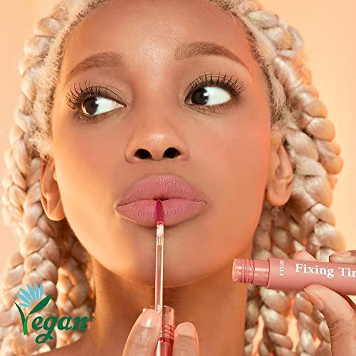 Etude House ETUDE Fixing Tint 4g | Long Lasting, High Pigmented Liquid Lipstick, Lip Stain, Waterproof, Lightweight matte finish, Full Coverage (#08 Dusty Beige)