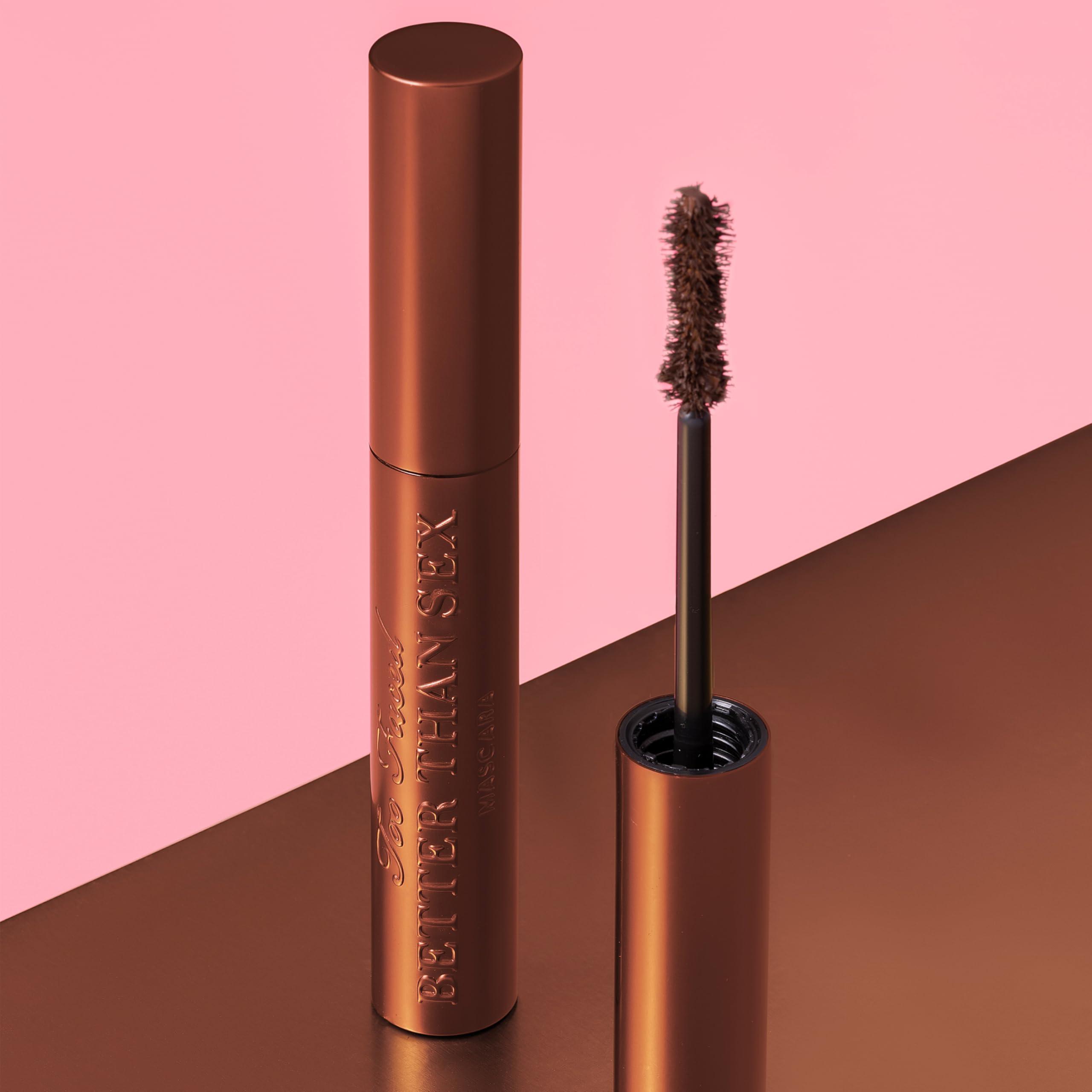 Too Faced Too Faced Better Than Sex Volumizing Mascara | Dramatic Volume, Length + Peptides Help Condition Lashes, 0.27 Fl Oz, Chocolate