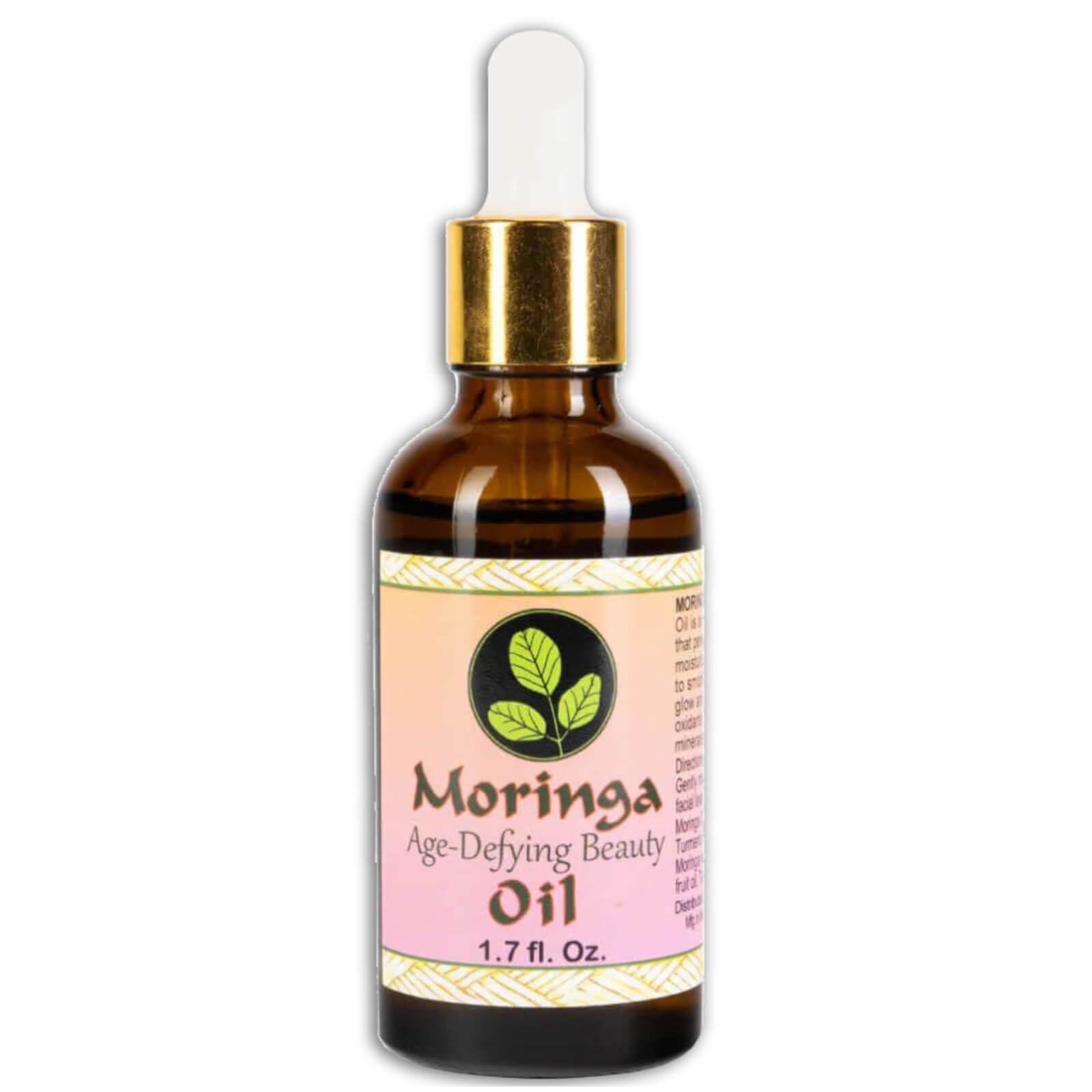 MORINGA ENERGY LIFE Moringa Age Defying Beauty Oil with Vitamin E - 100% Pure Cold Pressed Skin Care Oil Moisturizer for Face & Aging Reversal, Natural Skin Glow - 1.7 oz