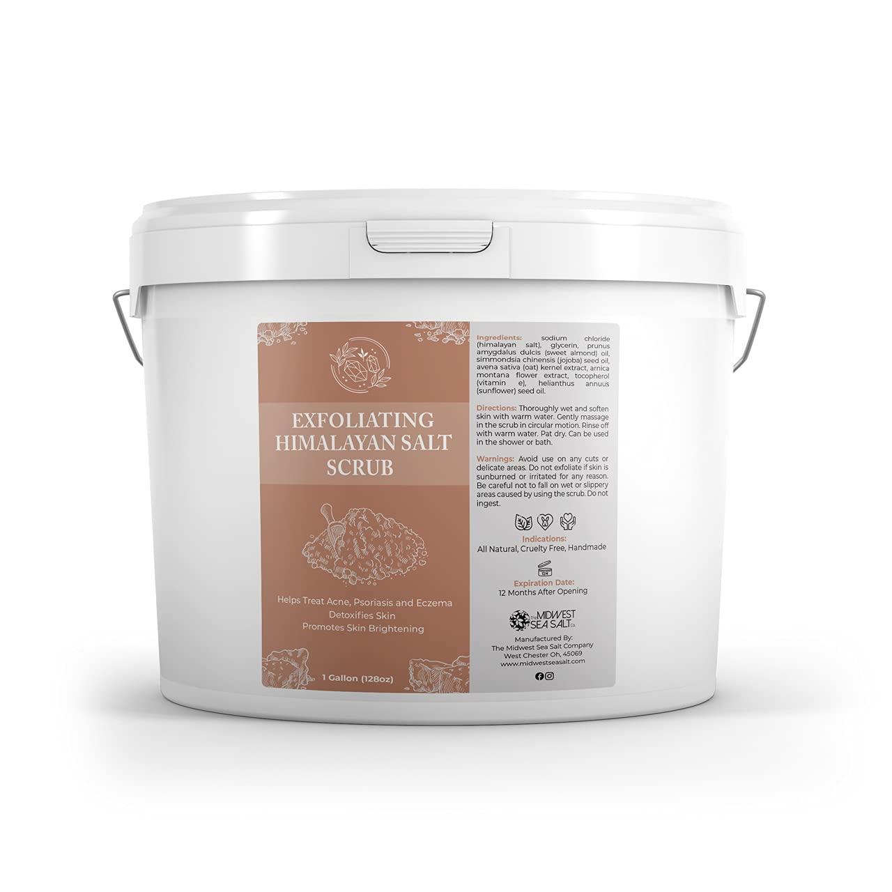 Midwest Sea Salt Company Exfoliating Himalayan Salt Scrub - 128oz - Chamomile