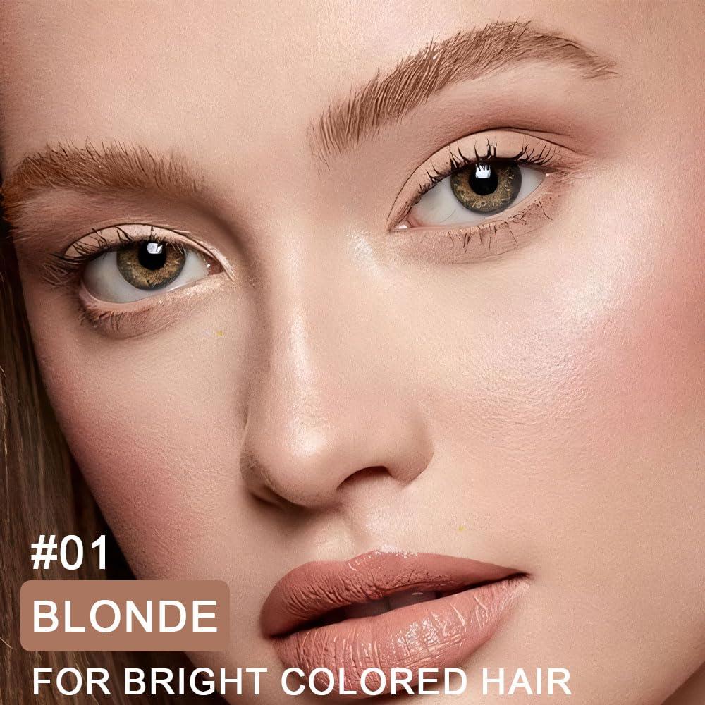 Kaely Kaely Eyebrow Gel Waterproof,Longwear Tinted Eye Brow Mascara,Eyebrow Color Makeup kit,maquillaje gel para cejas a prueba de agua,Long Lasting Eyebrows Vegan cosmetics,01 Blonde