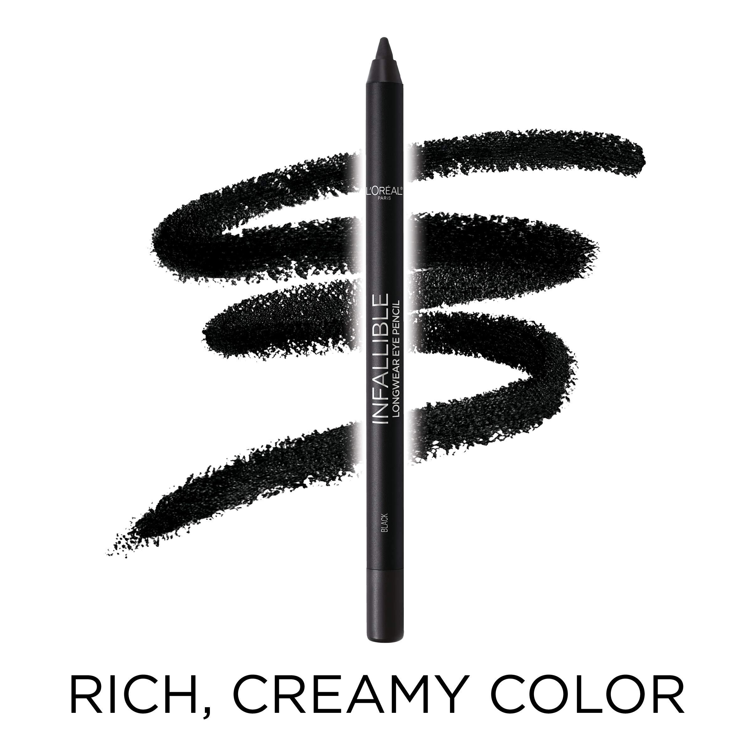 L'Oréal Paris L'Oreal Paris Makeup Infallible Pro-Last Pencil Eyeliner, Waterproof and Smudge-Resistant, Glides on Easily to Create any Look, Burgundy, 0.042 Oz.